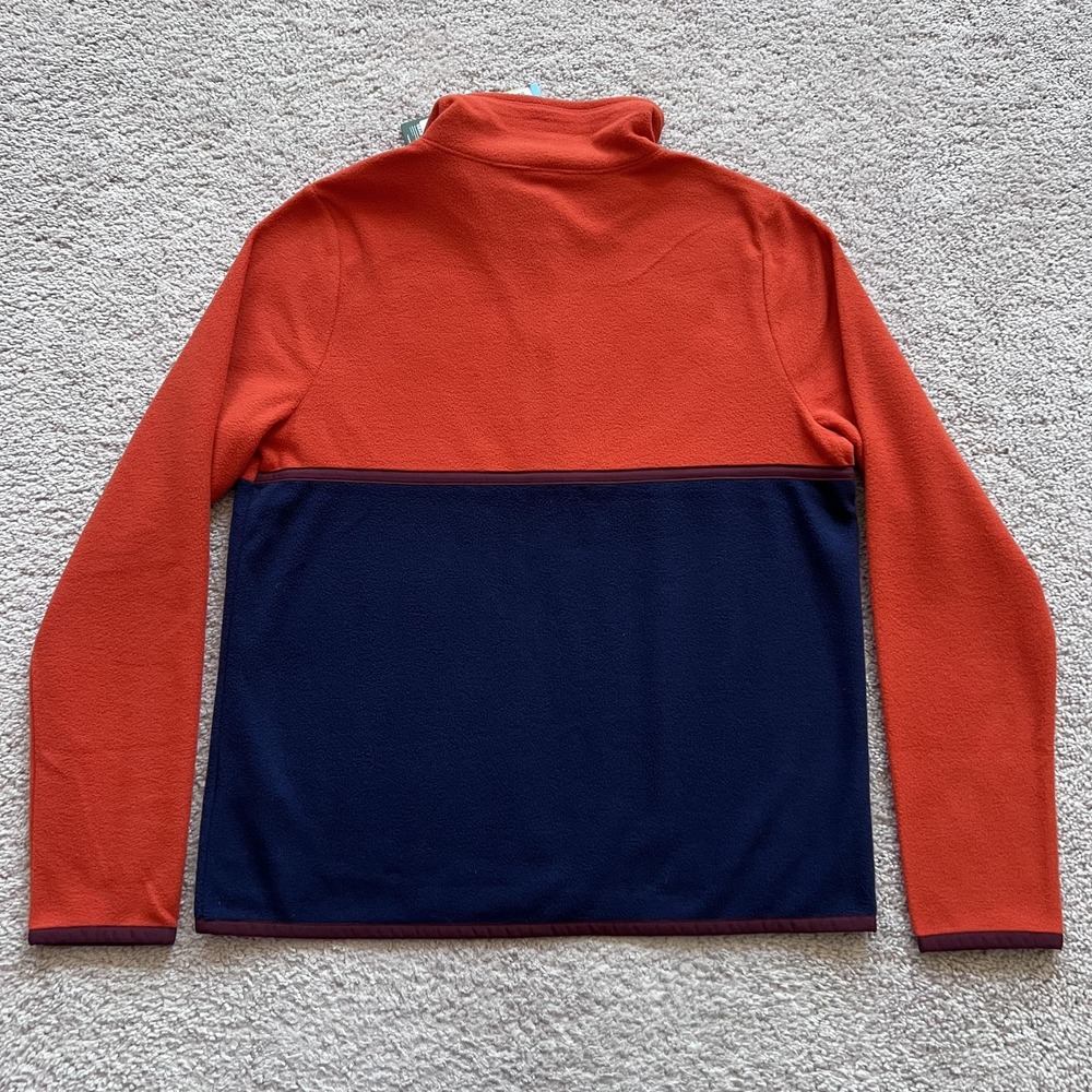 Cotopaxi Amado 1/2 Zip Fleece Pullover Womens M Orange Colorblock Lightweight - Picture 2 of 12